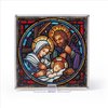 Design Toscano The Holy Family Nativity Religious Art Glass Panel GM1201